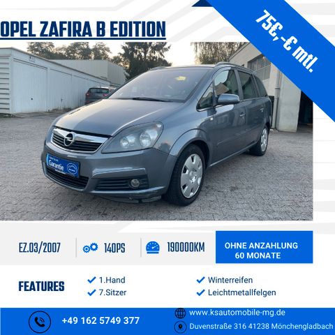 Opel Zafira B Edition*1.Hand*7 Sitzer*TÜV HU/AU 03/26