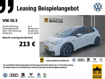 Volkswagen Leasingangebot: Volkswagen ID.3 Pure Performance *NAV*LED*PDC*SHZ*