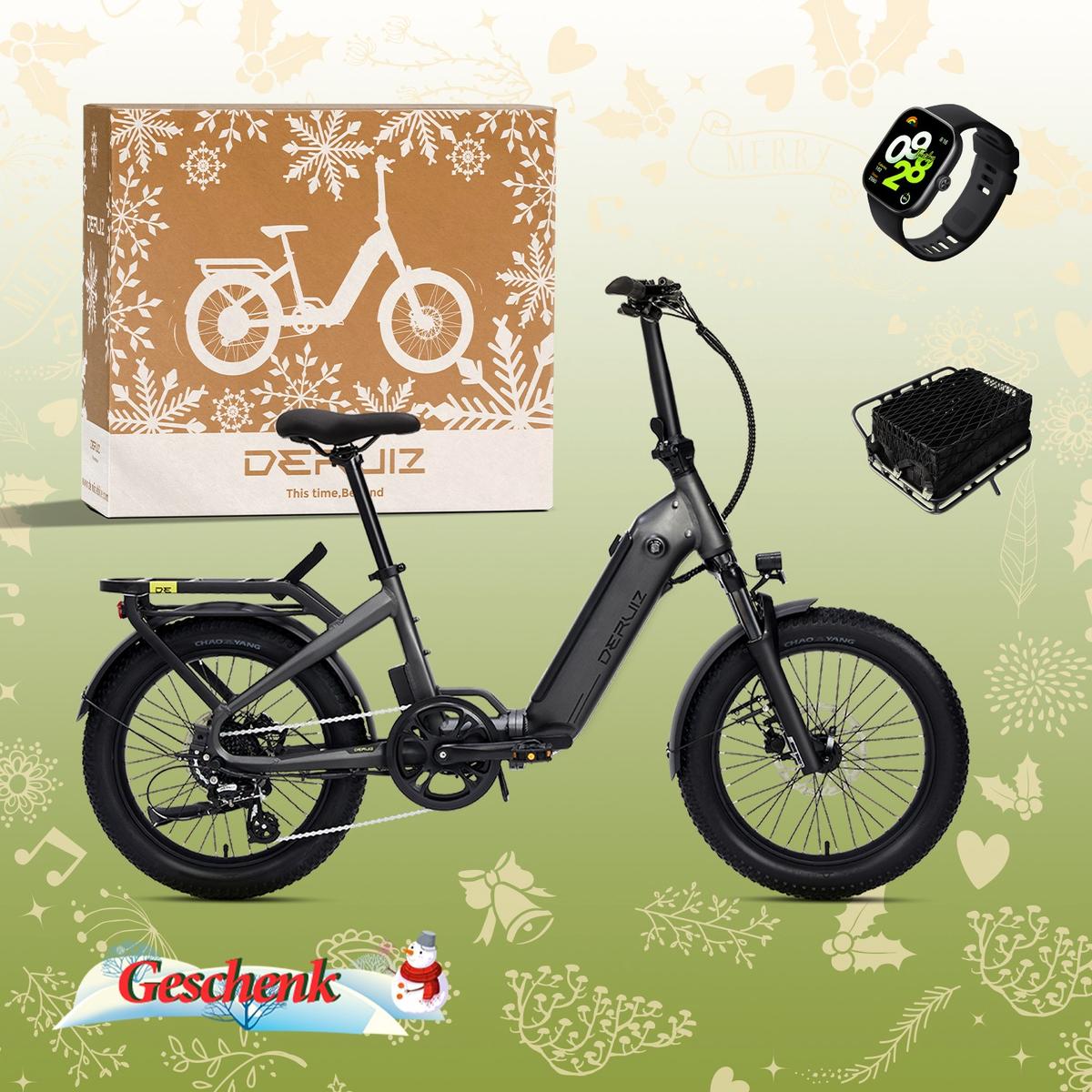 Deruiz Peridot- Dark 20*3"E-Faltrad