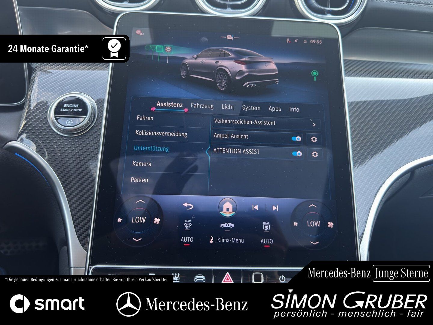 Fahrzeugabbildung Mercedes-Benz GLC 43 4M Coupé AMG Standhzg HUD Nappa Burm AHK