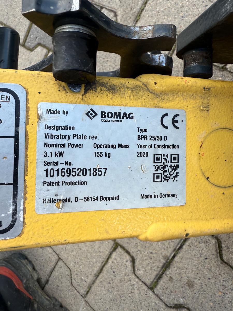 BOMAG Rüttelplatte 155KG BPR25/50 D/H