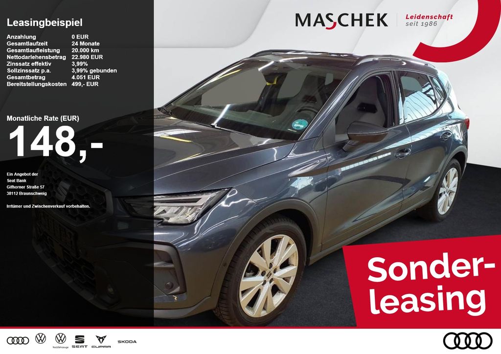 Seat Arona FR 1.0 TSI Sonderleasing LED Navi Sitzh. R