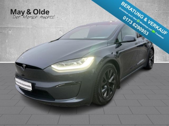 Tesla Model X Dual Tesla AHK Plaidlenkrad Navi RFK gro