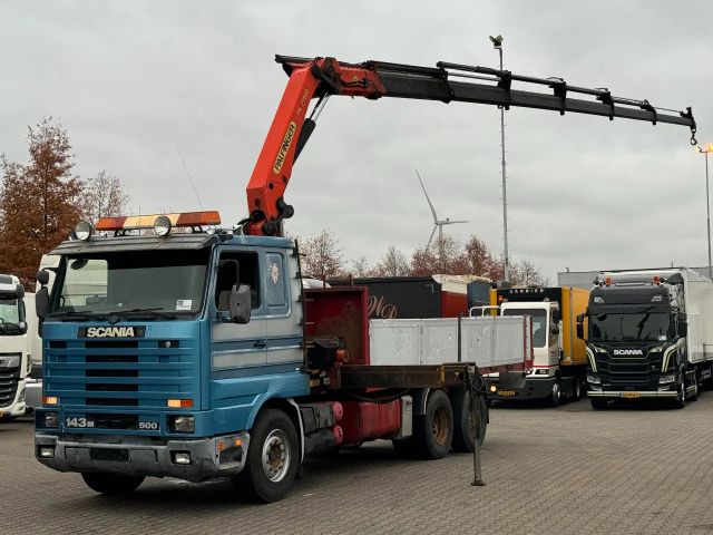 Scania R143-500 V8 6x2 Palfinger PK21000