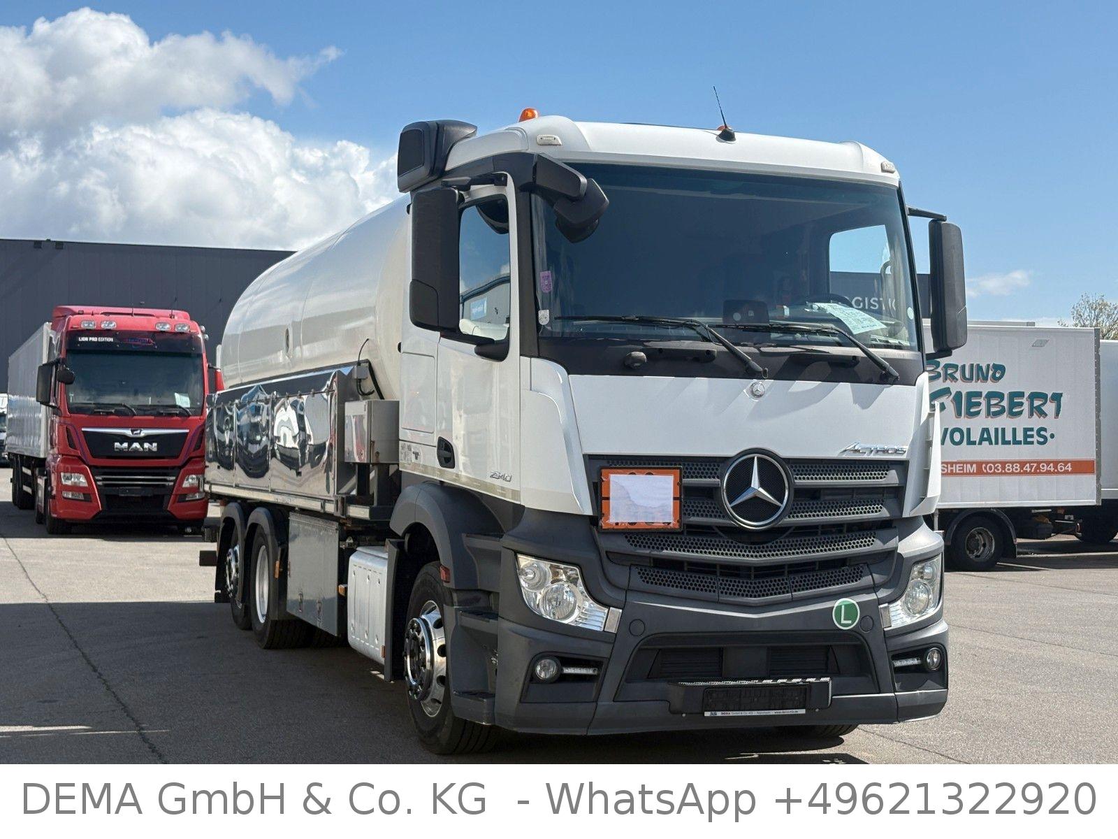 Mercedes-Benz Actros 2540 *Lenk+Lift*LPG 11800l*ADR*