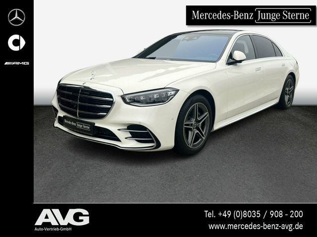 Mercedes-Benz S 580 e 4M Lang AMG Pano Distr HA-Lenkung Burmes