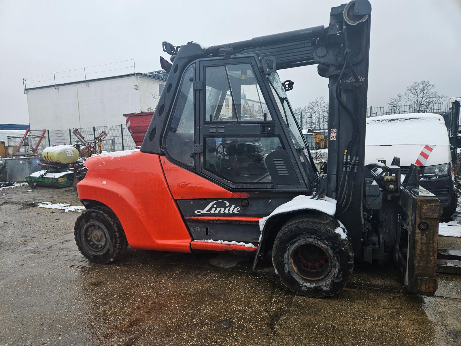 Linde H80D 1100, Rotator, Seitensch., Zinkenverst.