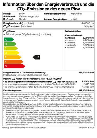 BMW X1 sDrive18i DAB LED RFK Komfortzg. Klimaaut.