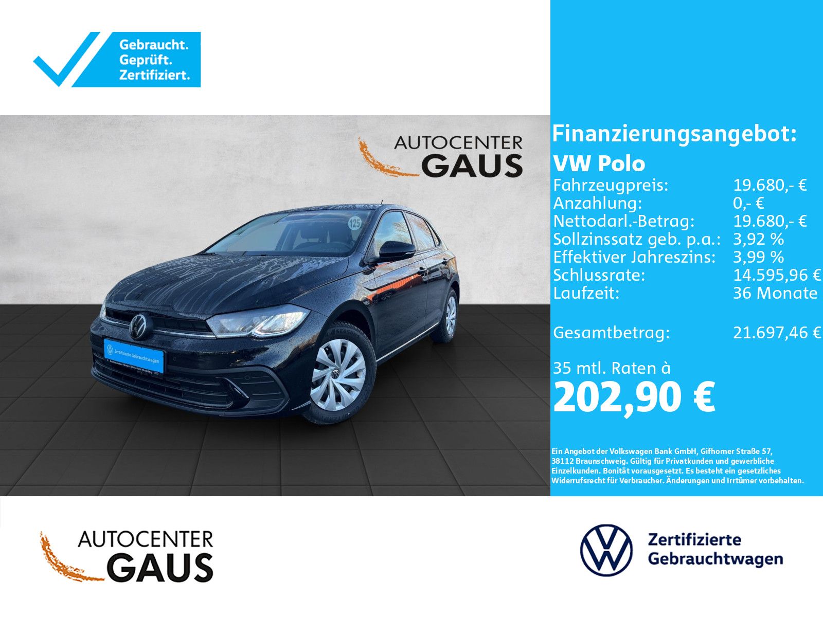 Polo Life 1.0 TSI Navi*ACC*LED