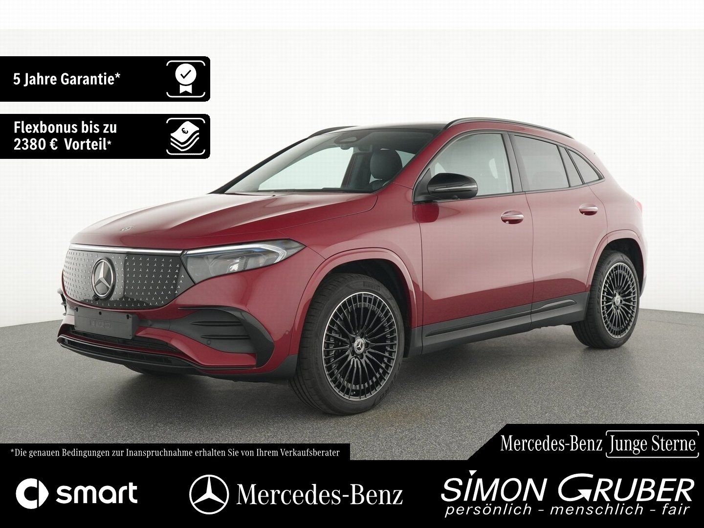 Fahrzeugabbildung Mercedes-Benz EQA 300 4M AMG Night Pano Burm HUD 360 Memory