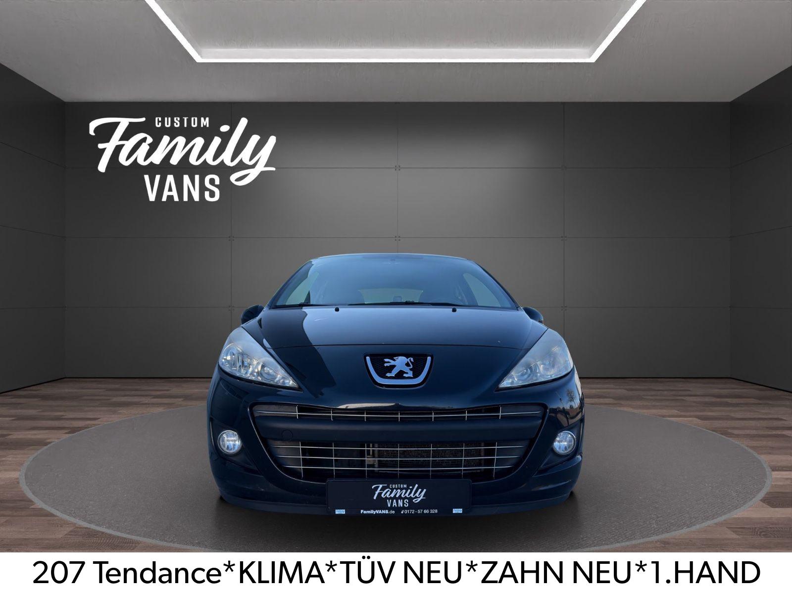 Peugeot 207 Tendance*KLIMA*TÜV NEU*ZAHN NEU*1.HAND