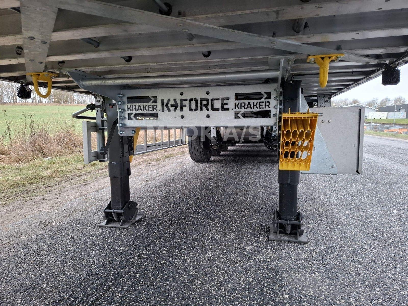 Kraker K-Force 4 axle 103m3 walking floor trailer