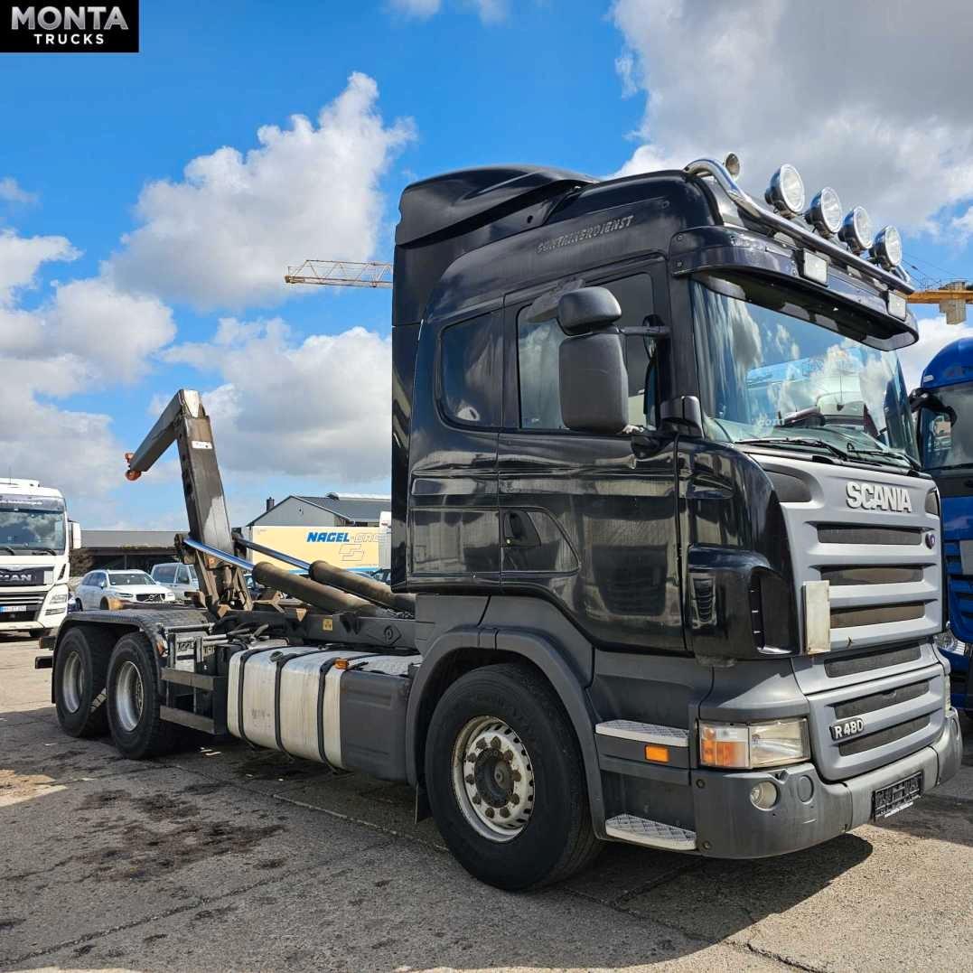 Scania R480 Abrollkipper, Meiller RK20-65,Retarder, TÜV