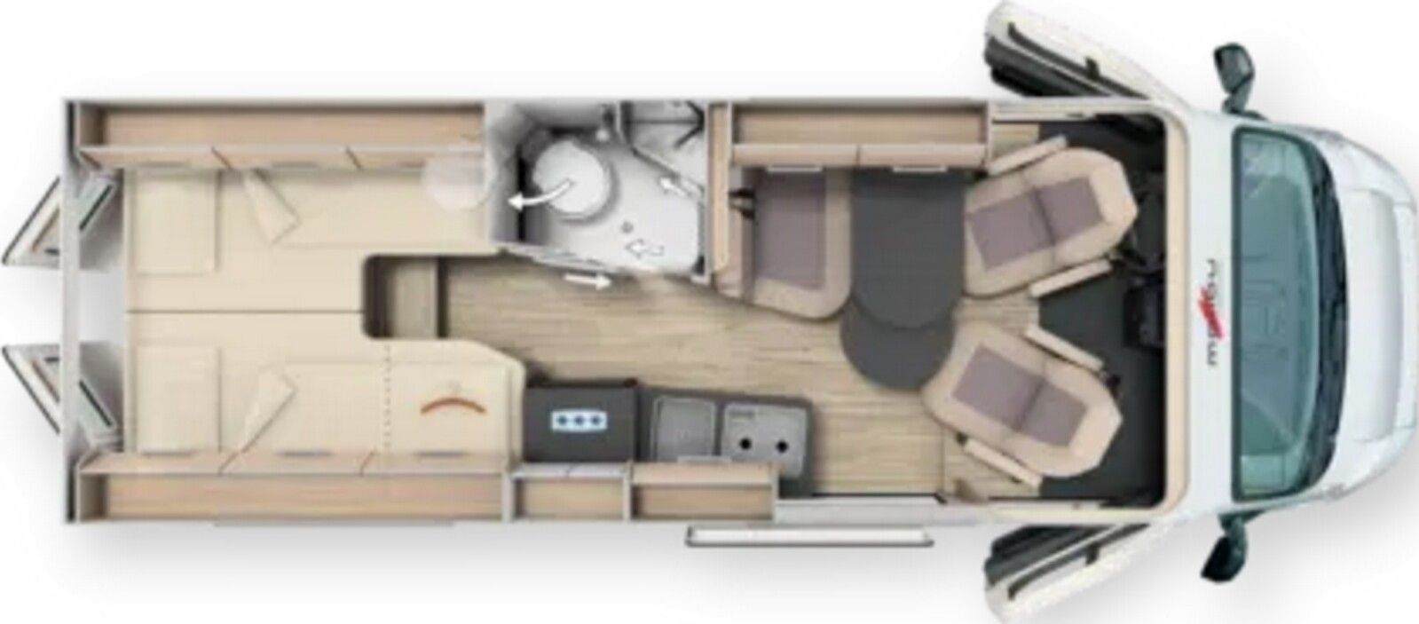 Fahrzeugabbildung Malibu Van diversity 640 LE K GT Skyview Bullaugen