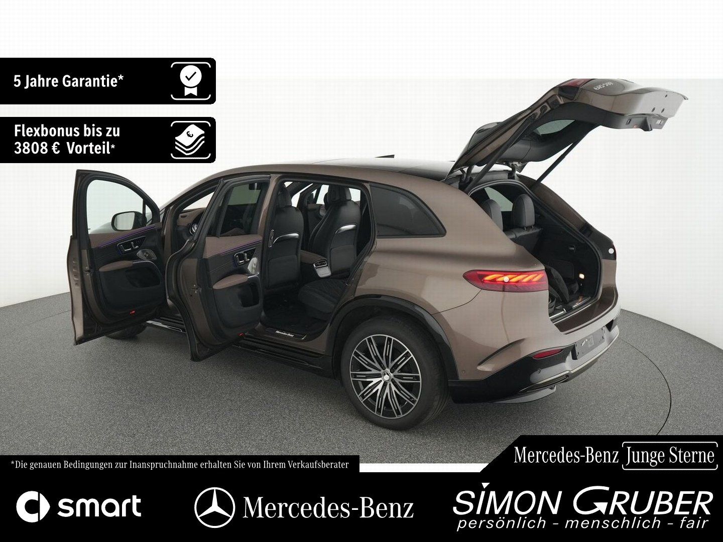 Fahrzeugabbildung Mercedes-Benz EQS 500 4M SUV AMG Sitzklima AHK 7Sitze 118kw