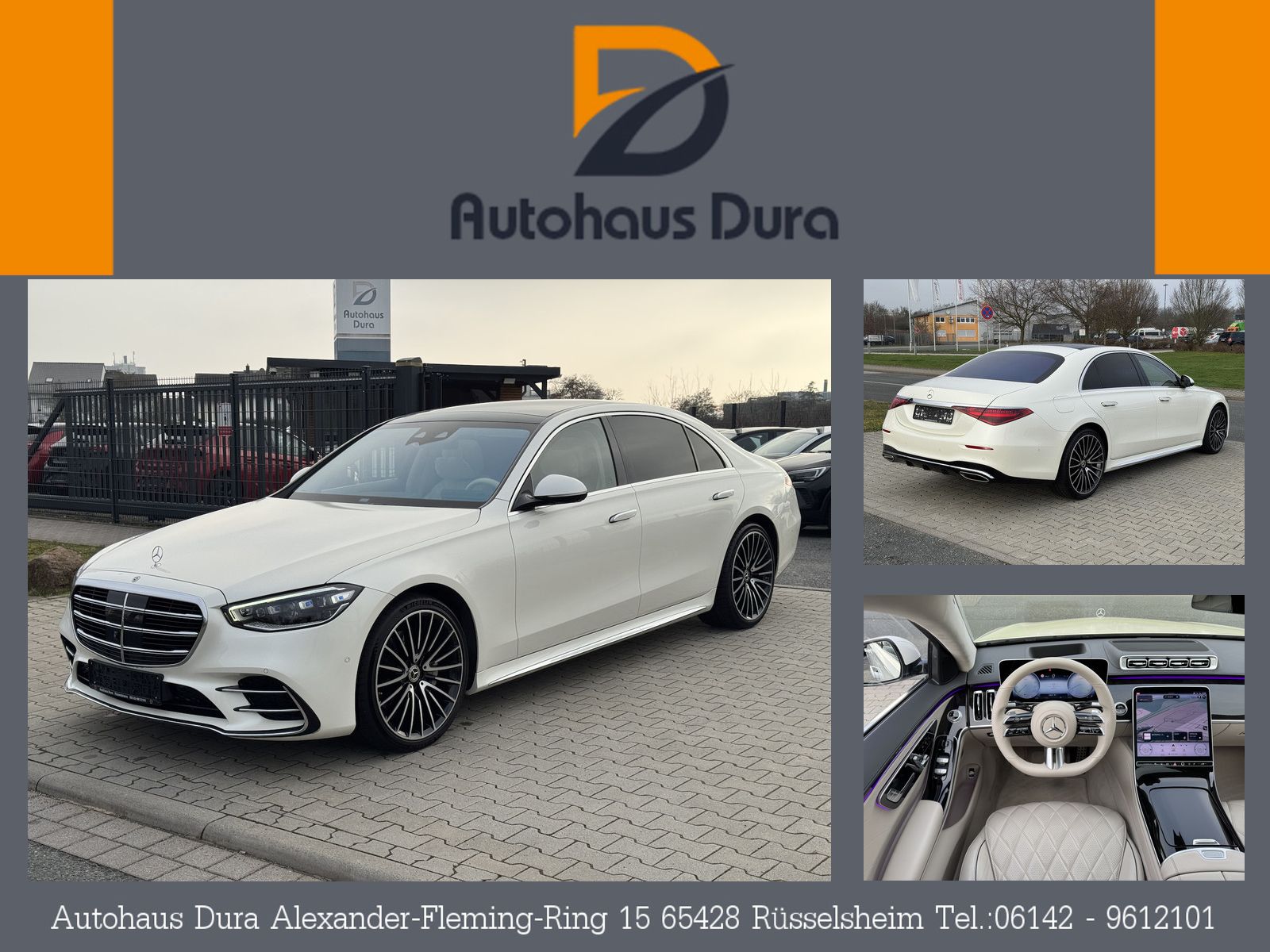 MERCEDES-BENZ S 500 4Matic Lang AMG Line Navi+Led+Pano