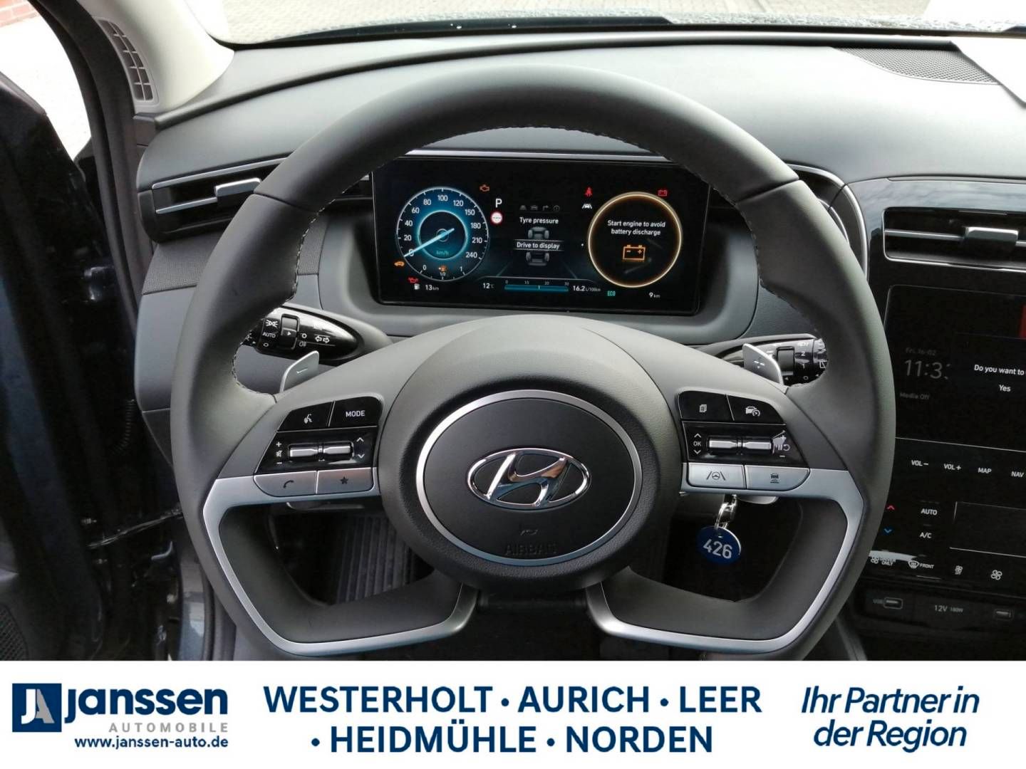 Fahrzeugabbildung Hyundai TUCSON Hybrid SELECT LED-Grilldesign-Paket, Funk