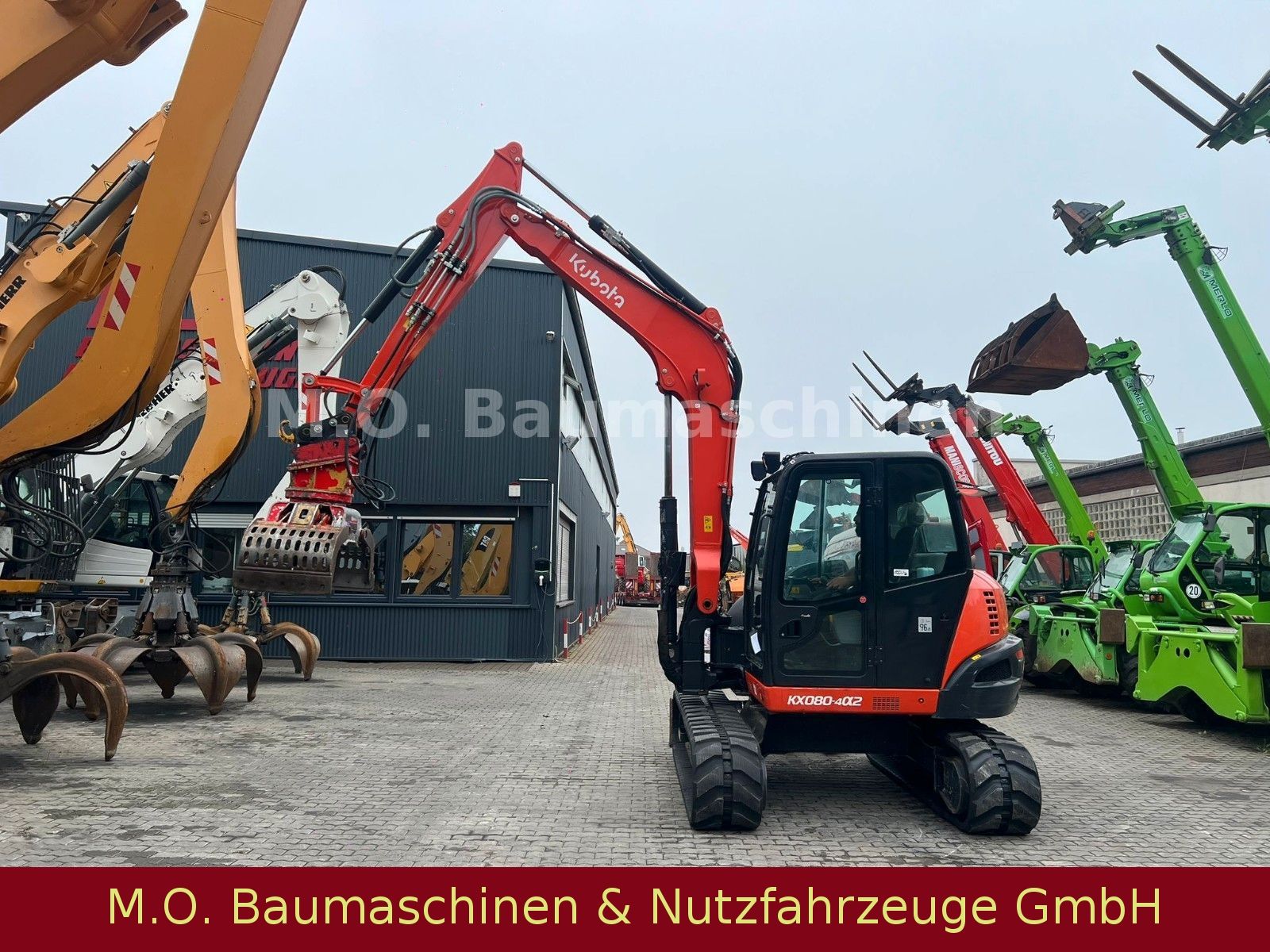 Fahrzeugabbildung Kubota Kubota KX 080 -4a2 / Rotar RG 9N Sortiergreifer/