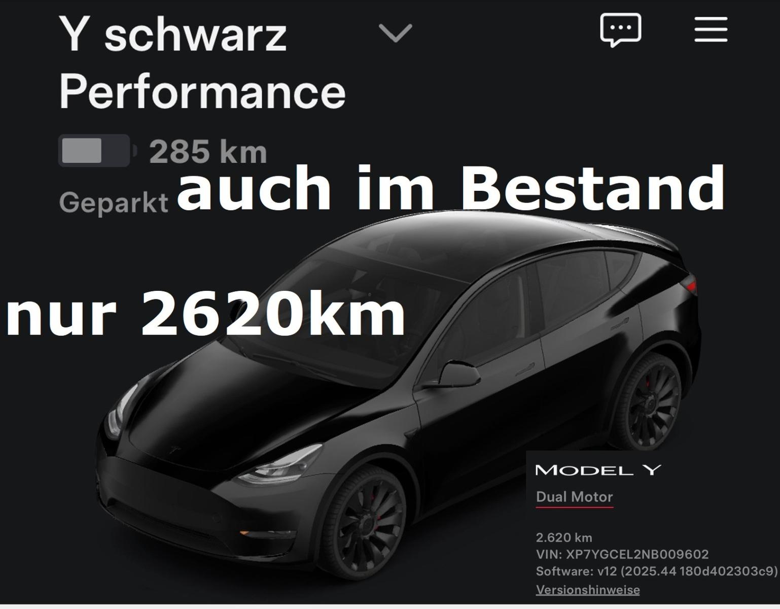 Tesla Model Y rot AWD nur2462km kaufe auch Teslas an´´