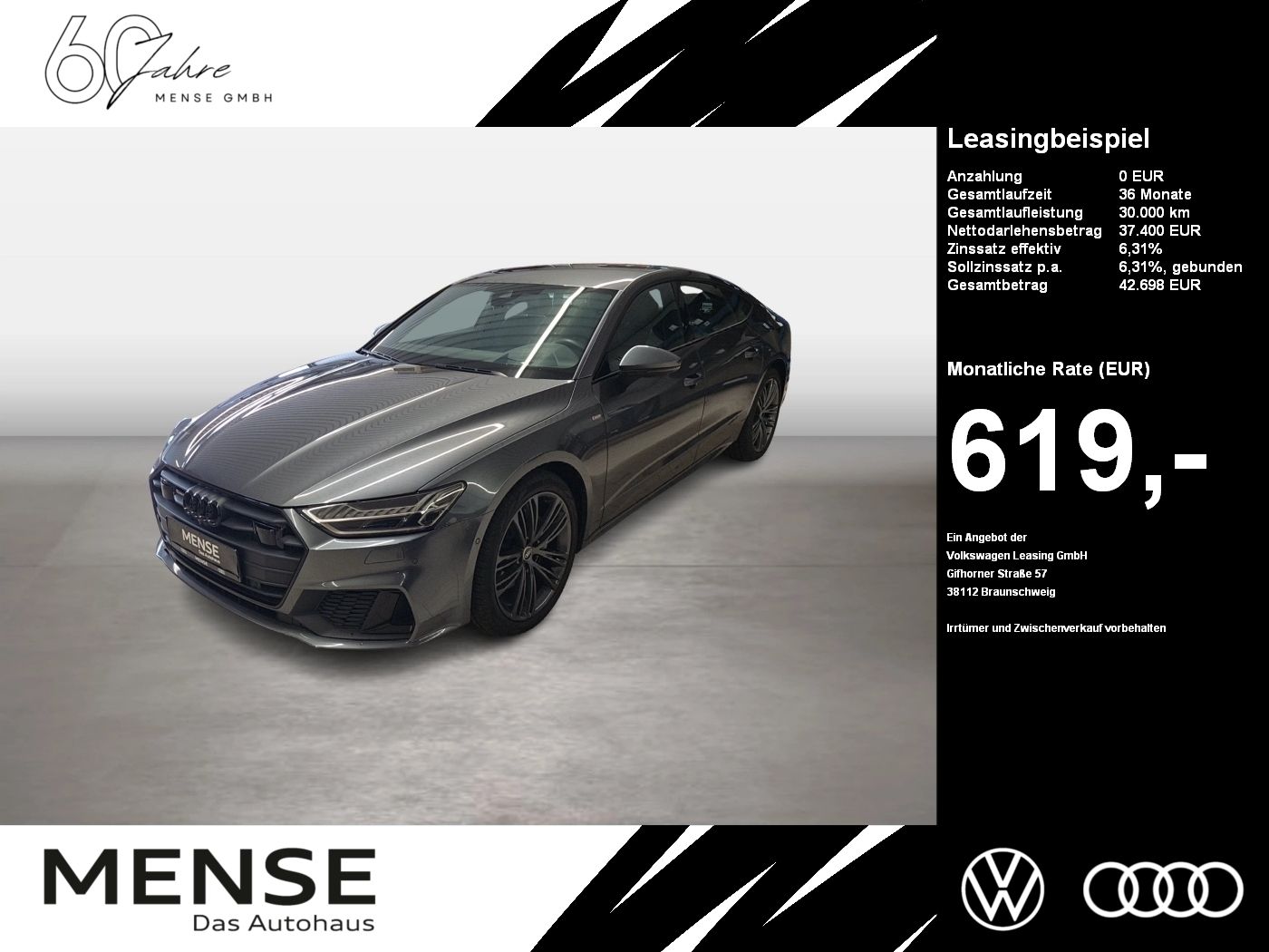 Audi A7 Sportback 50 TDI quattro 2023 Matrix AHK HUD