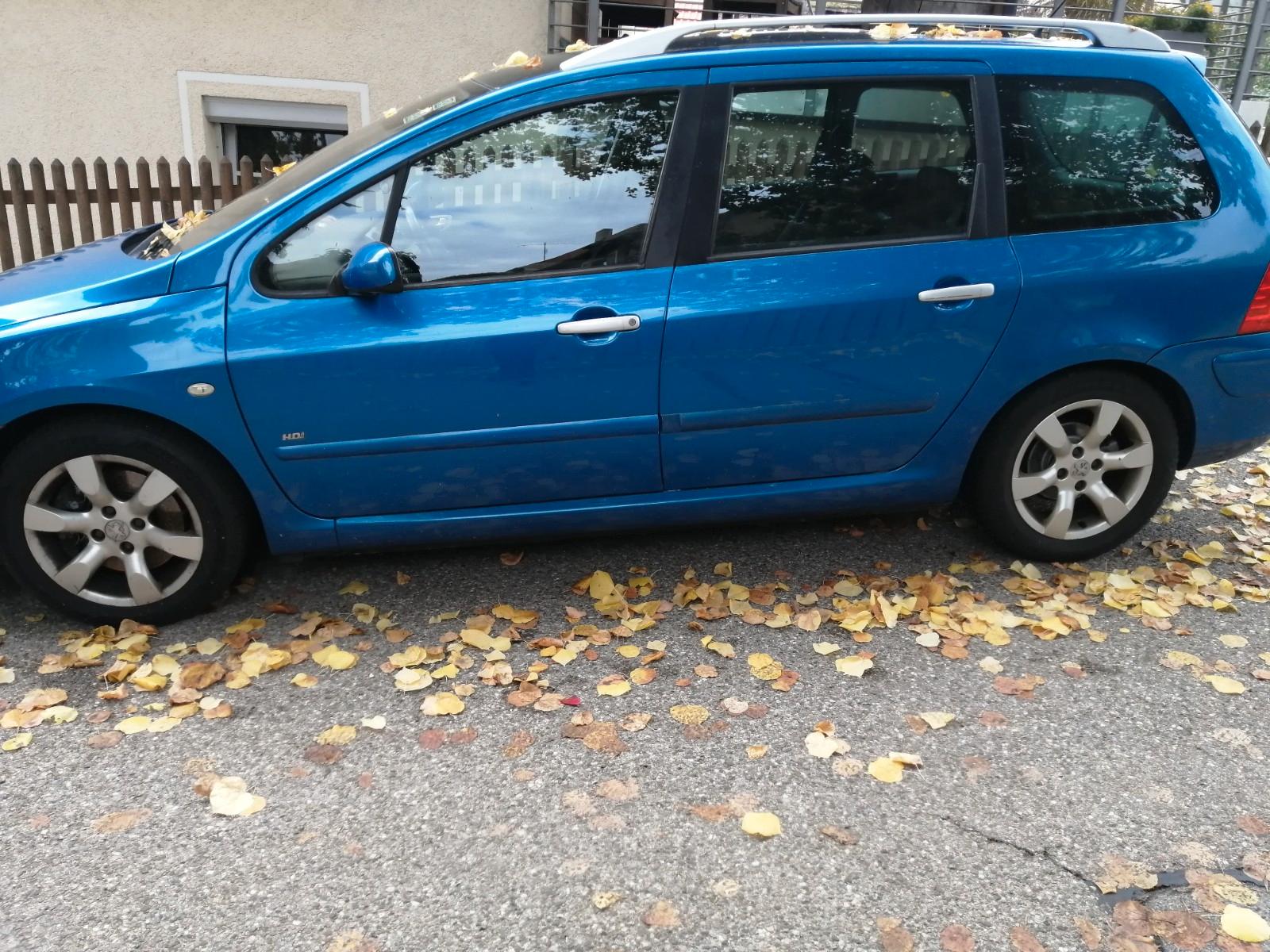 Peugeot 307 2005 — вигляд ззаду