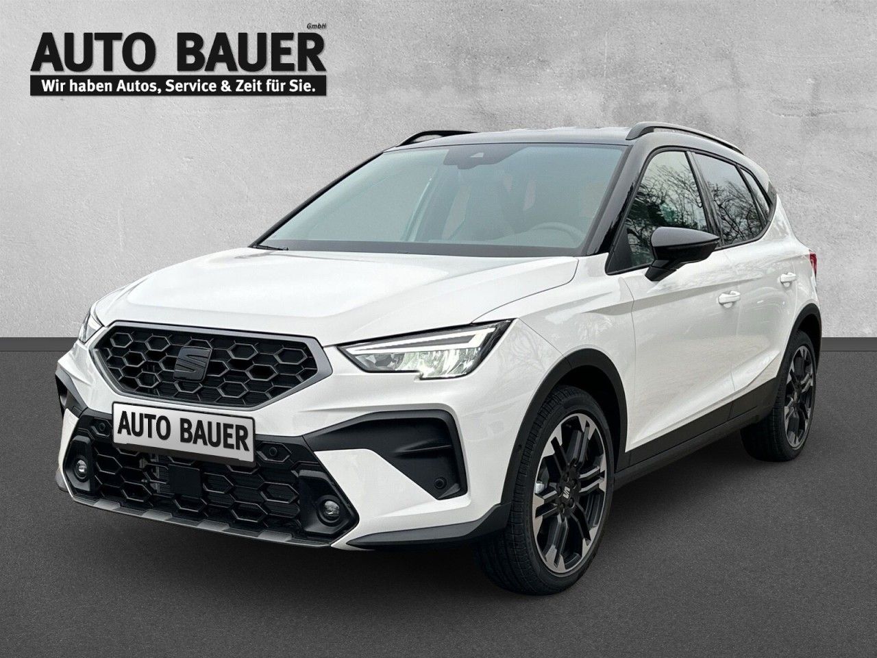 Fahrzeugabbildung SEAT Arona FR Black Edition 1.0 TSI 116 PS 7-Gang-DSG - mit KI generiert/bearbeitet