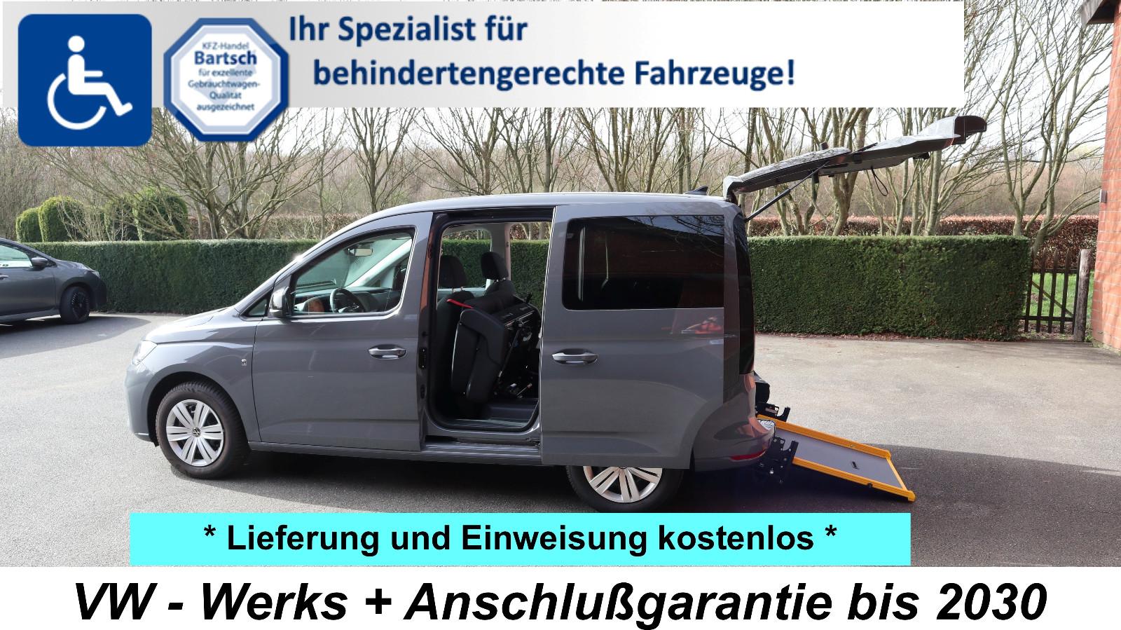Volkswagen Caddy 1, 5 TSI DSG*rollstuhlgerecht*Wenderampe*