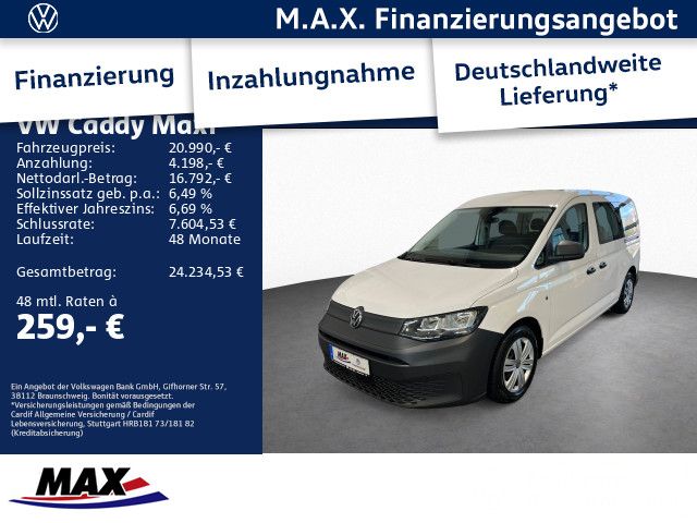 Caddy Maxi "EcoProfi" 2.0 TDI LR NAVI+TEMPOMAT+S