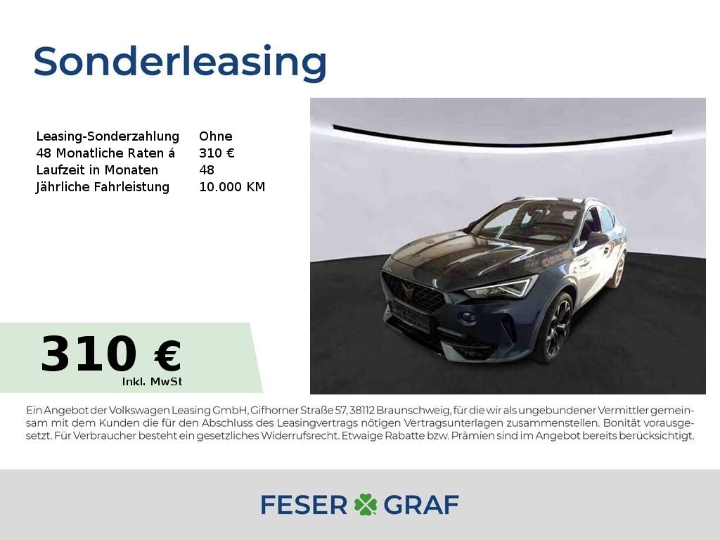 Cupra Formentor 1.4 TSI e-Hybrid DSG ACC/LED/Navi/SHZ
