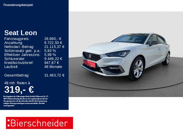 Seat Leon 1.5 eTSI DSG FR-Line 17 ACC NAVI CAM SHZ