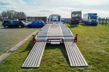 MAN TGM 12.290 Autotransporter+Anhänger Techau 5xPKW