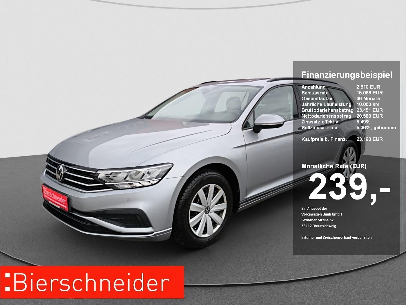 Volkswagen Passat Variant 1.5 TSI DSG Basis NAVI RFK ACC PD