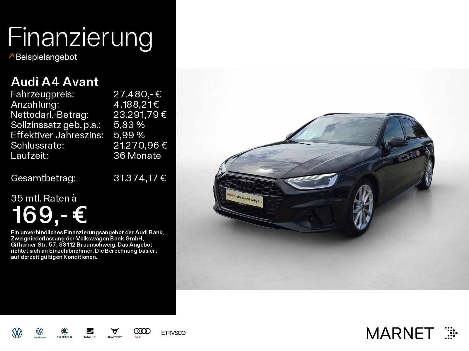 Audi A4 Avant S line 40 TDI quattro*S line*HeadUp*Mat