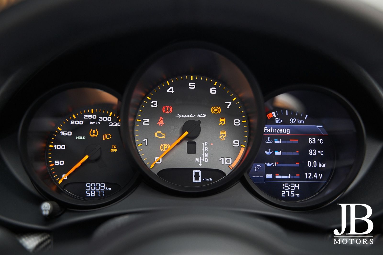 Fahrzeugabbildung Porsche Spyder RS Weissach PCCB Lift Magnesium Chrono