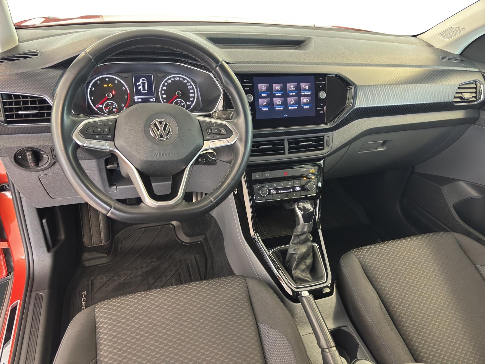 Volkswagen T-Cross 1.0 TSI United +NAVI+ACC+SITZHEIZUNG+LM+, миниатюра 12