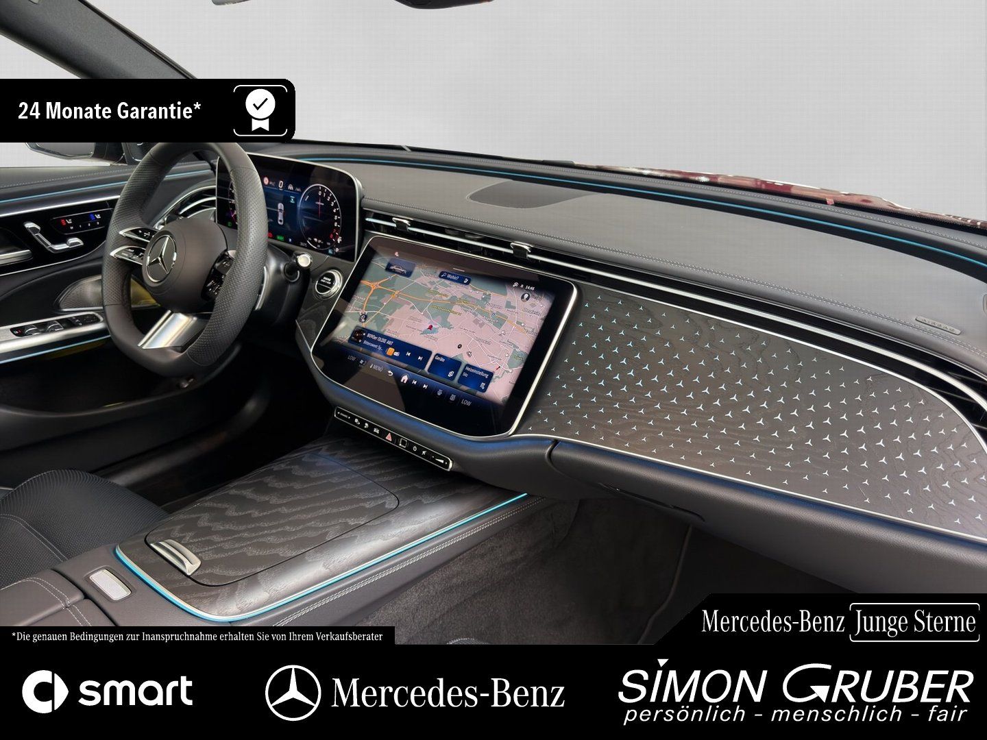 Fahrzeugabbildung Mercedes-Benz E 400 e AMG Pano Burm4D Fahrass+ Airmatic Sitzkl