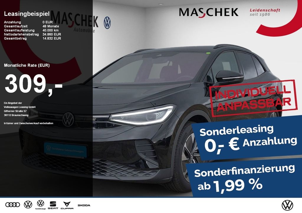 ID.4 Sonderleasing! Anschlussg Navi GRA SItzh.