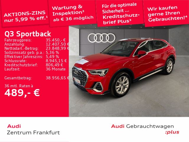 Audi Q3 Sportback 40 TFSI quattro S tronic S line AHK foto 2
