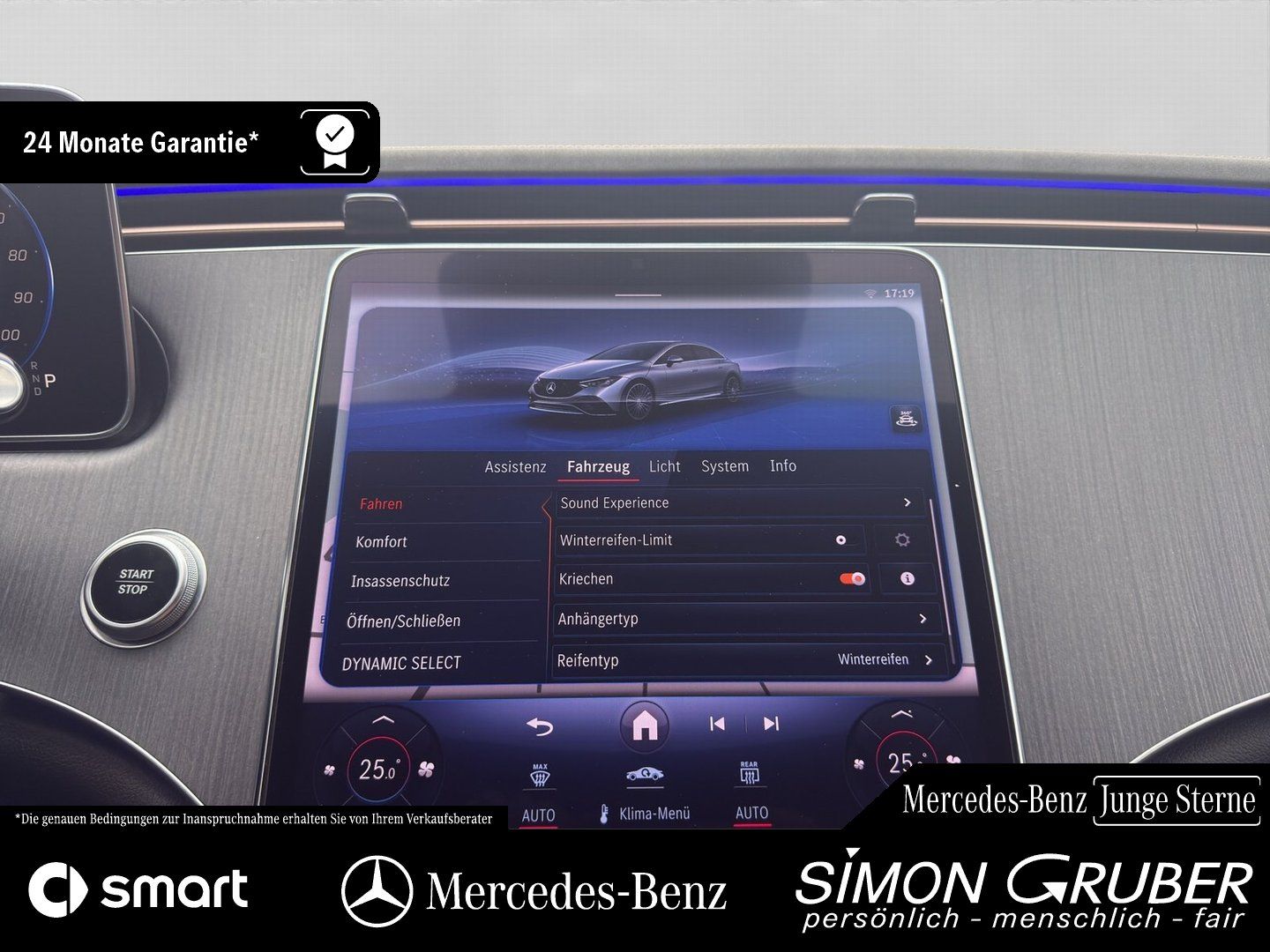 Fahrzeugabbildung Mercedes-Benz EQE 350 Edition AMG AHK WP Burm DigiL Mod 2024