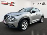 Nissan Juke 1.0 DIG-T N-Connecta ***AHZ***Ganzjahresrei - silberne Nissan Juke