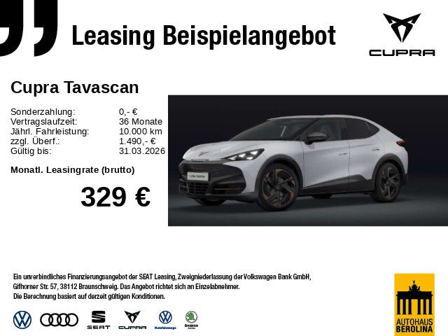 Cupra Tavascan VZ *HuD*Glasdach*ACC*R-CAM*WärmeP*SHZ*