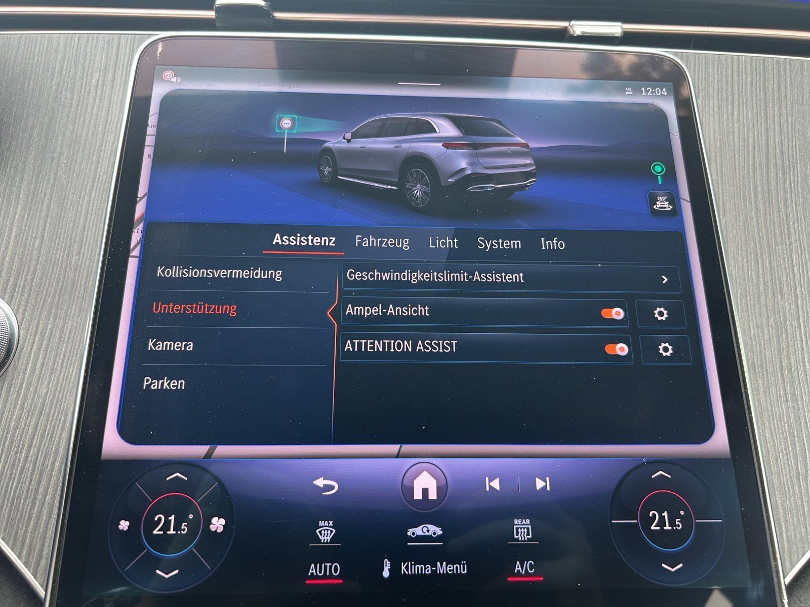 Fahrzeugabbildung Mercedes-Benz EQS450+ SUV AMG Advan 22" Pano AHK KeyGo TV 360°