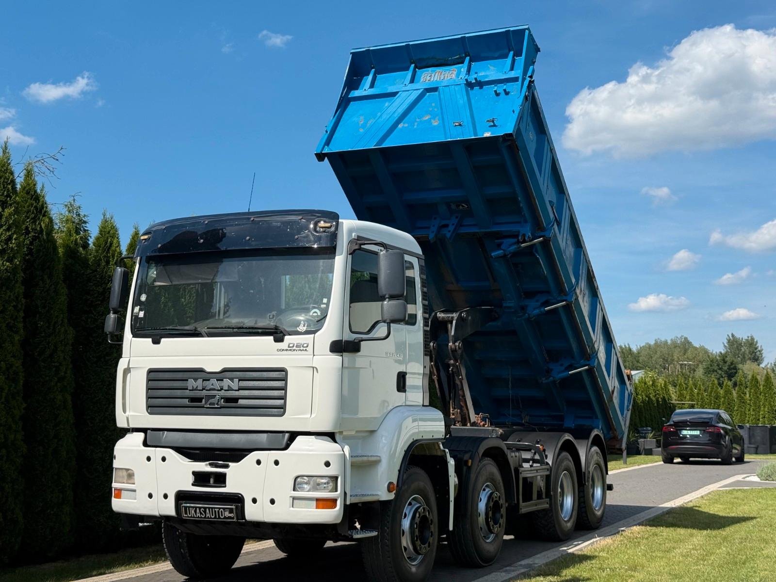 MAN TGA 35.430 8x4 TIPPER HYDROBOARD