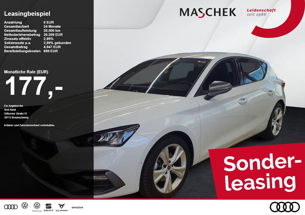 Seat Leon FR 2.0 TDI DSG Sonderleasing Navi RearView