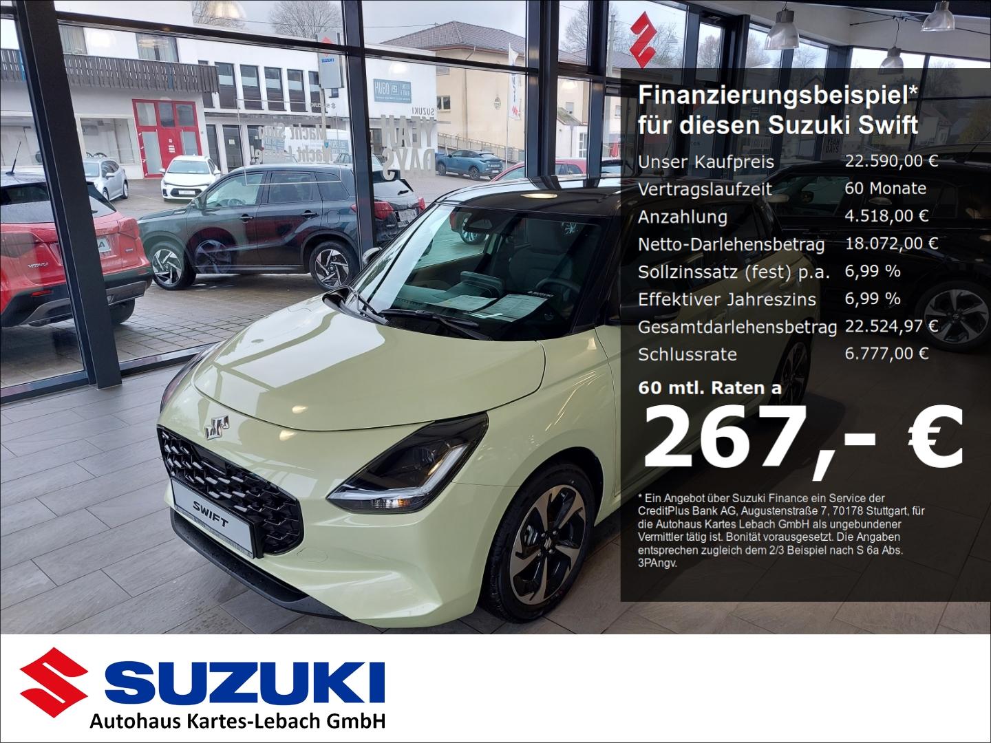 Suzuki Swift 1.2 Dualjet Hybrid Comfort+ AT Kam Nav SHZ