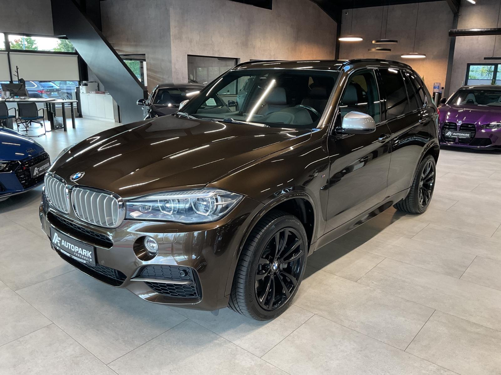 BMW X5 M50 M50d Leder Individual HuD H&K LED 7-Sitze