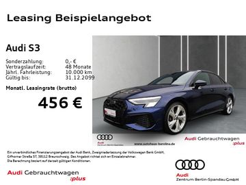 Audi Leasingangebot: Audi S3 Lim. *MATRIX*B&O*R-CAM*Opt.-Schwarz+*NAV+*