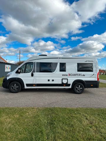 Pössl Roadcruiser, Markise, AHK, Thule Radträger