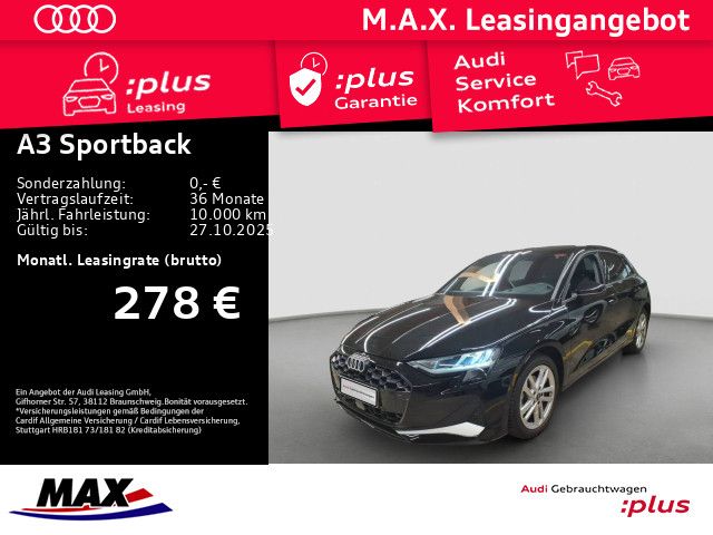 A3 Sportback 35 TDI ADVANCED +KAM+HUD+ACC+SONOS+