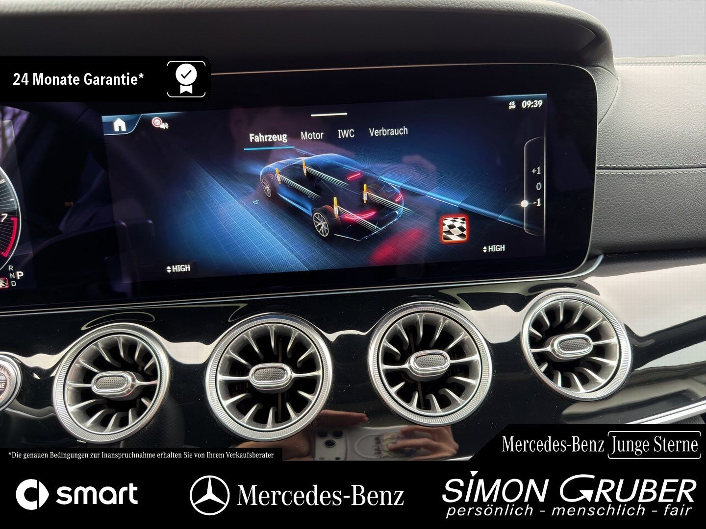 Fahrzeugabbildung Mercedes-Benz GT 63 S 4M AMG magno Nappa Burm3D HUD Mod 2025